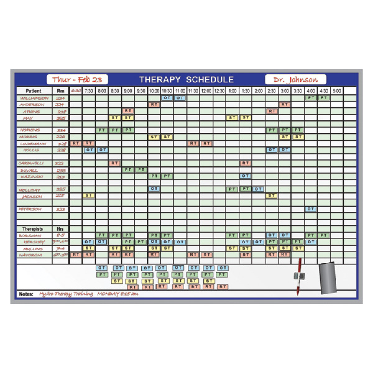 Therapy Schedule Template Therapy Schedule Template