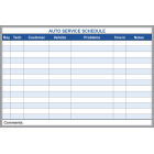 Auto Service Schedule 2x3