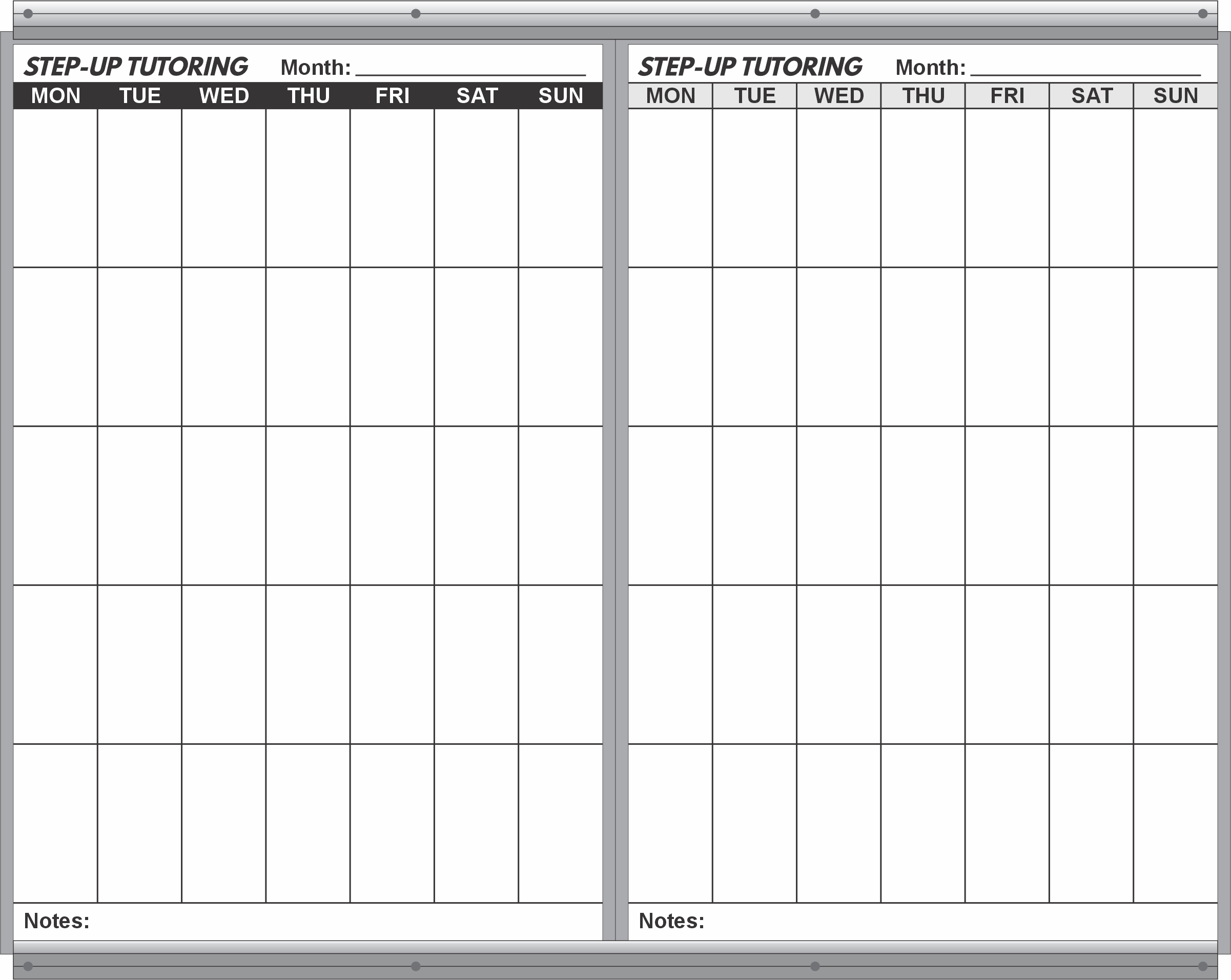 monthly school calendar boards kit