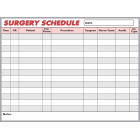 surgery scheduling board kit