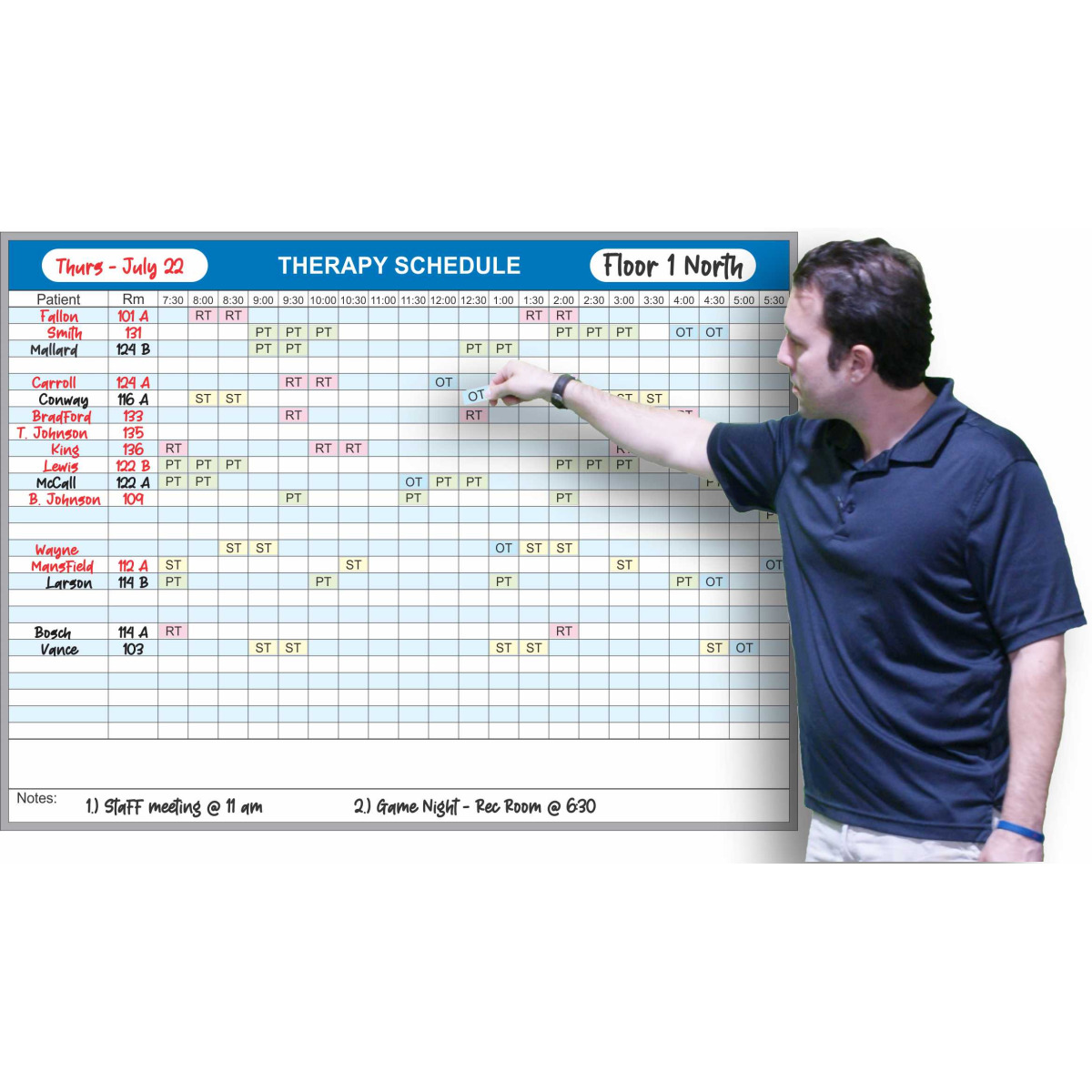 Therapy Scheduling Board Therapy Scheduling Board