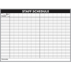 staff schedule whiteboard