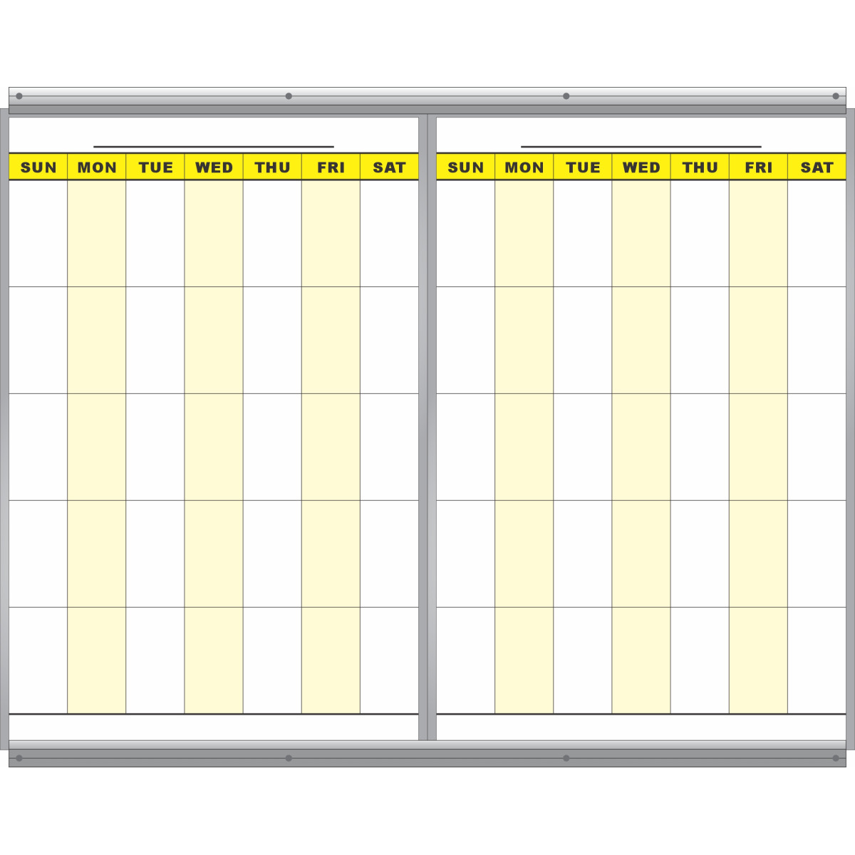 rotating activities calendar board kits