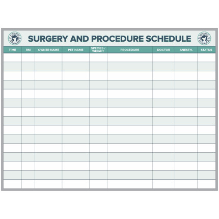 pet schedules for vets pet schedules for vets