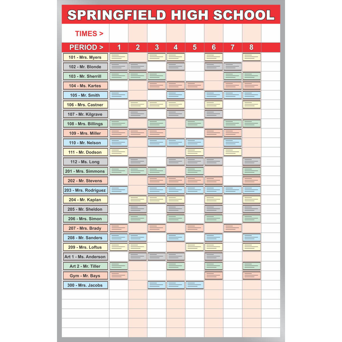Alternate design class scheduler Alternate design class scheduler