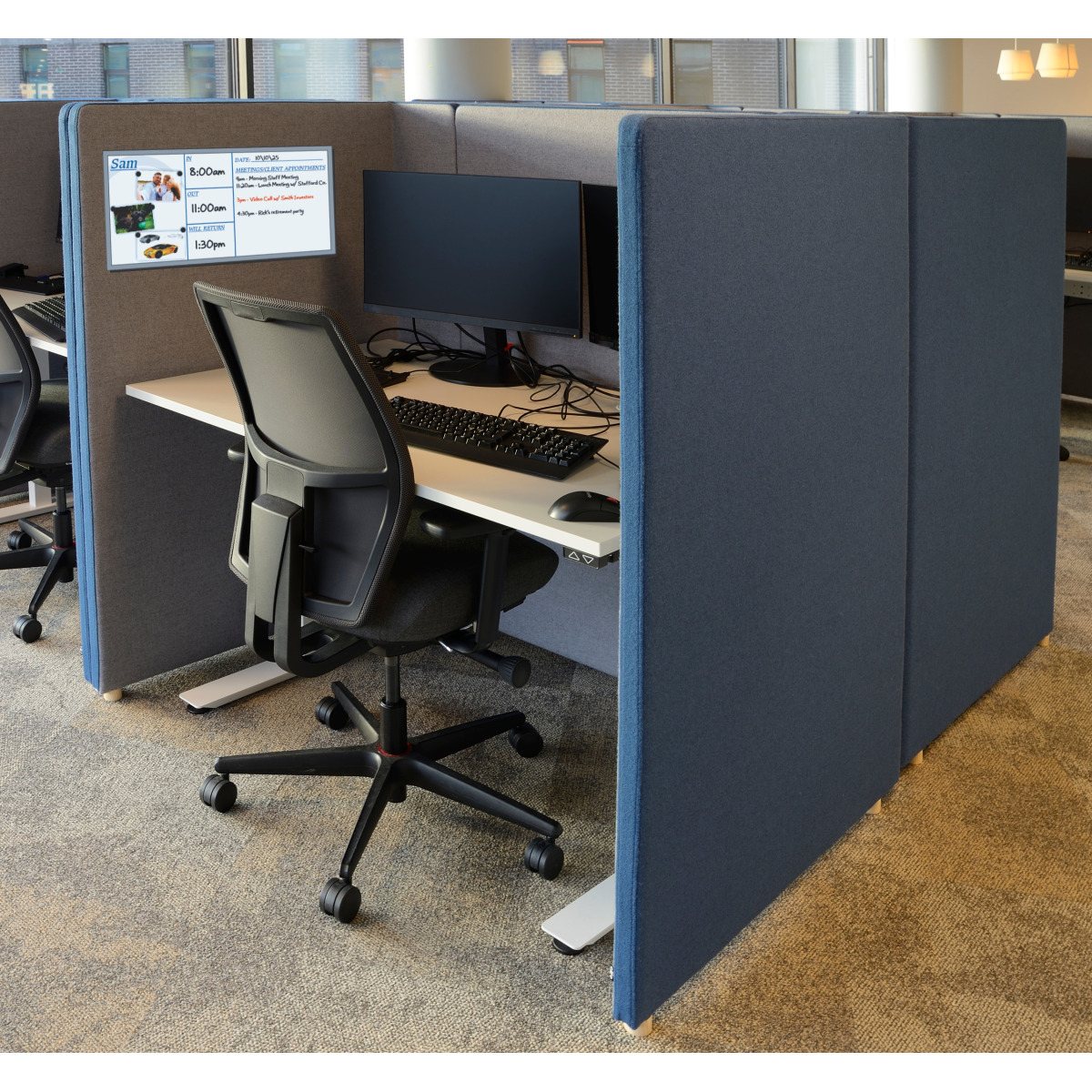 Partitions with whiteboard
