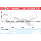 Flight training schedule whiteboard