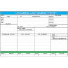 Custom government whiteboard designed with for situation status