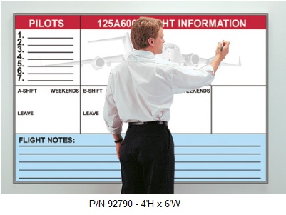 Aircraft Scheduling Whiteboard