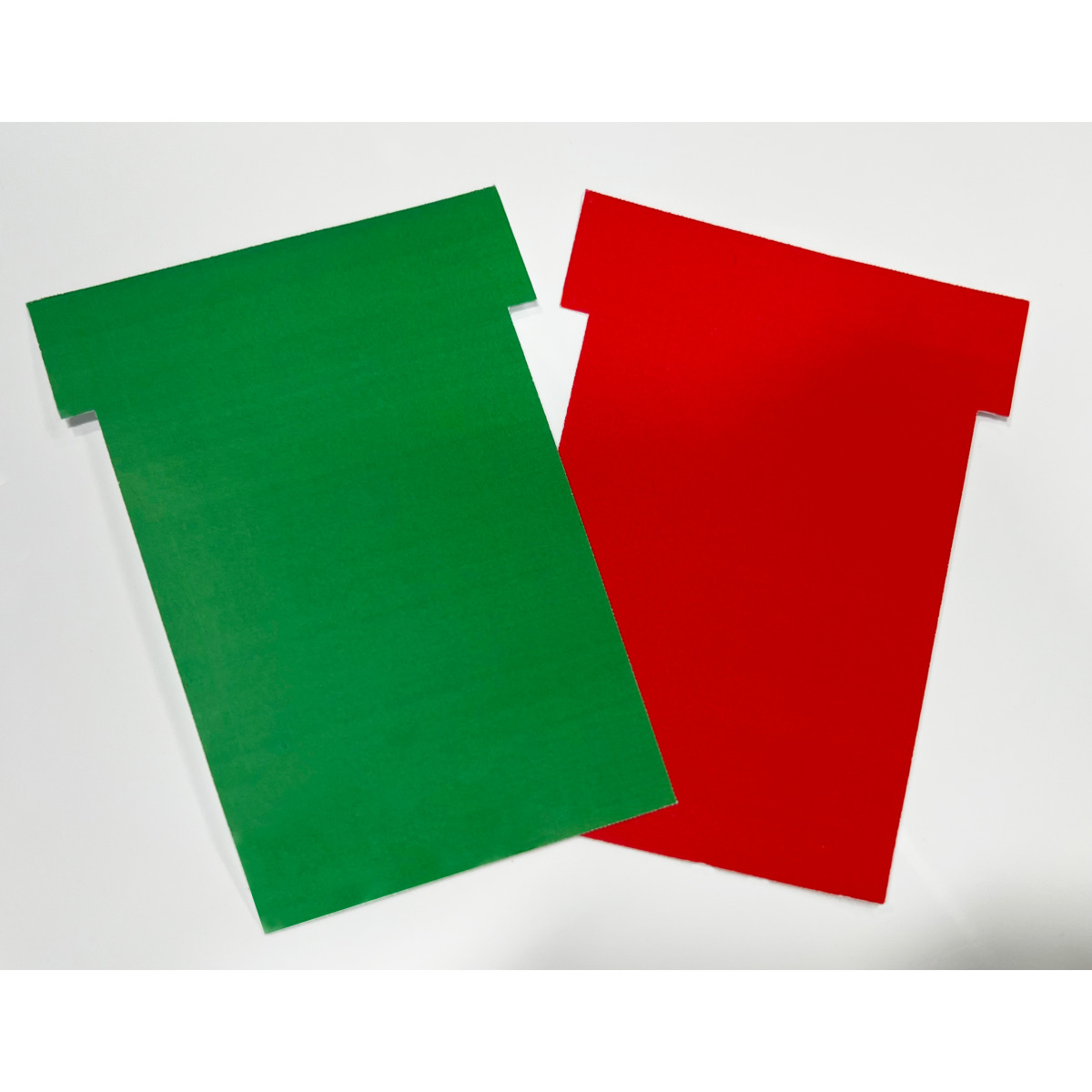 flood coat red/green t-cards