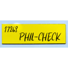 sample cut write-on magnet