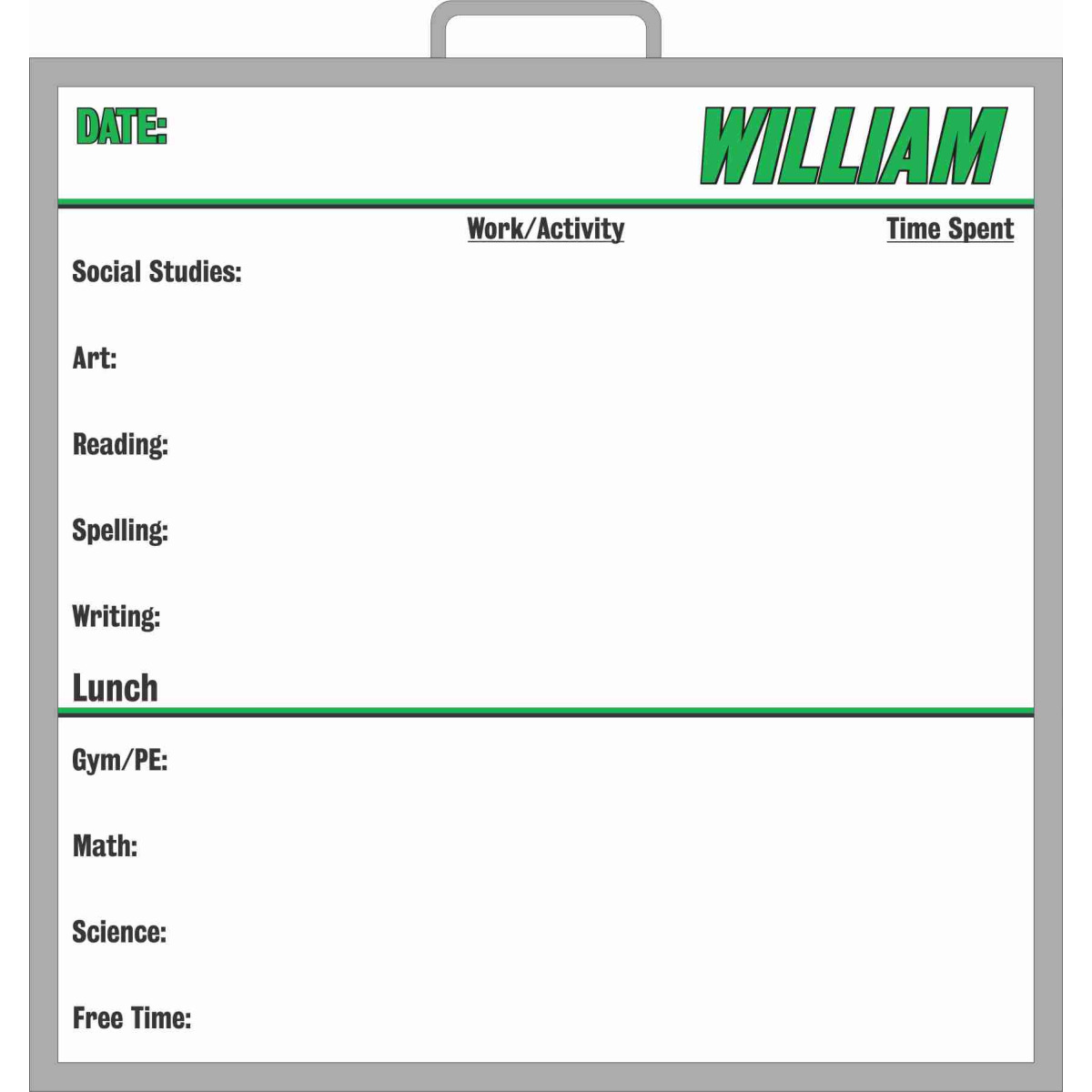 Home School Whiteboard Home School Whiteboard