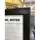 Black wood frame