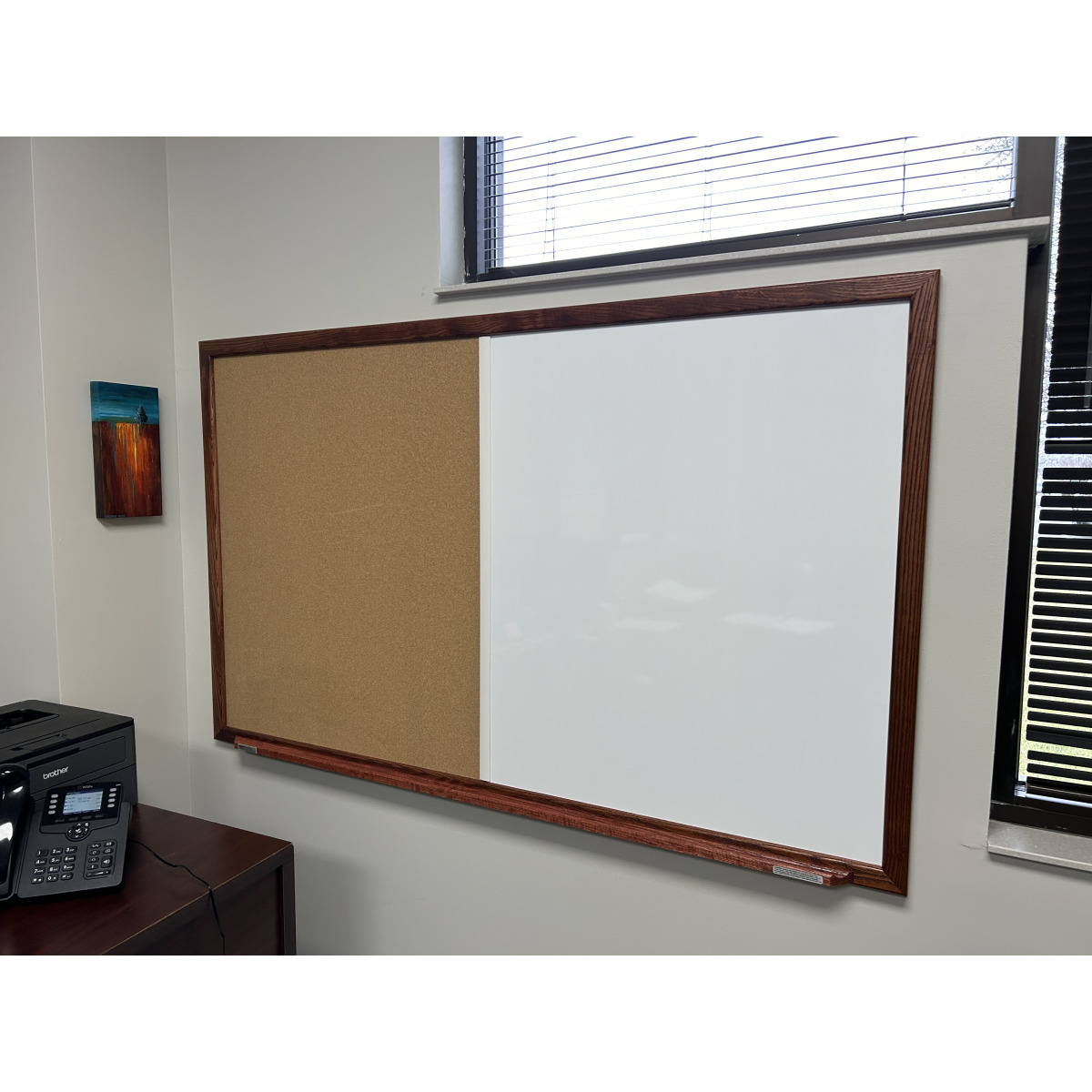 Combination Whiteboard Bulletin Board