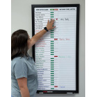 In out Indicator 4'x2' wood frame and tray