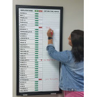 In out Indicator 4'x2' wood frame and tray