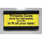 sample inch magnetic card holder and card