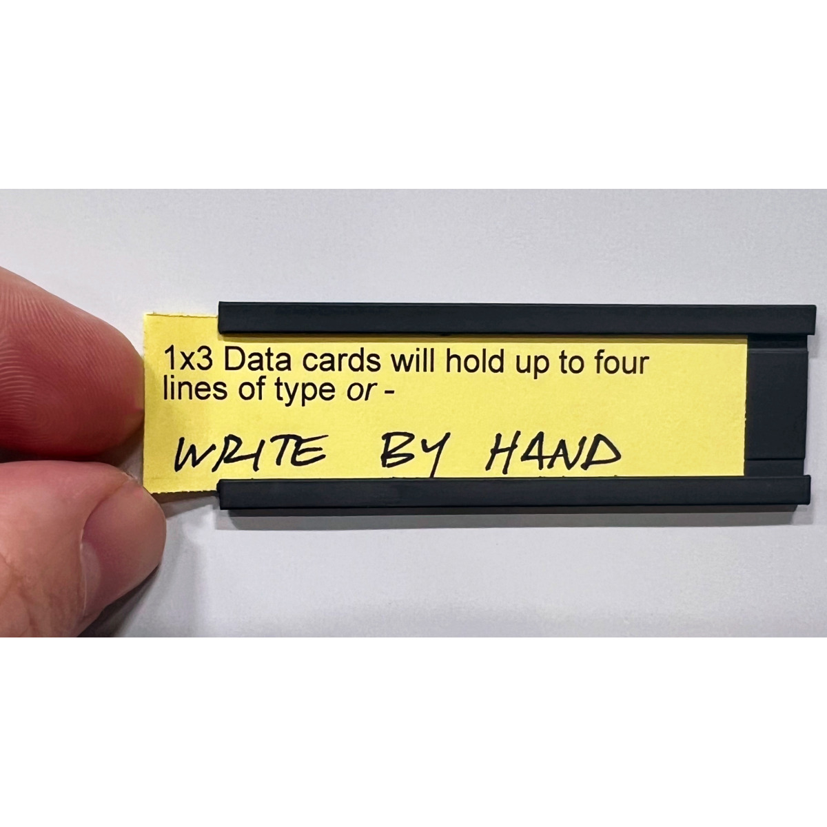 c-channel magnetic card holders