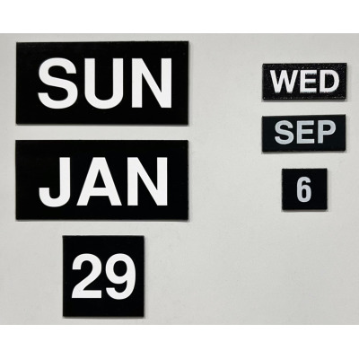 various magnetic dates and numbers various magnetic dates and numbers