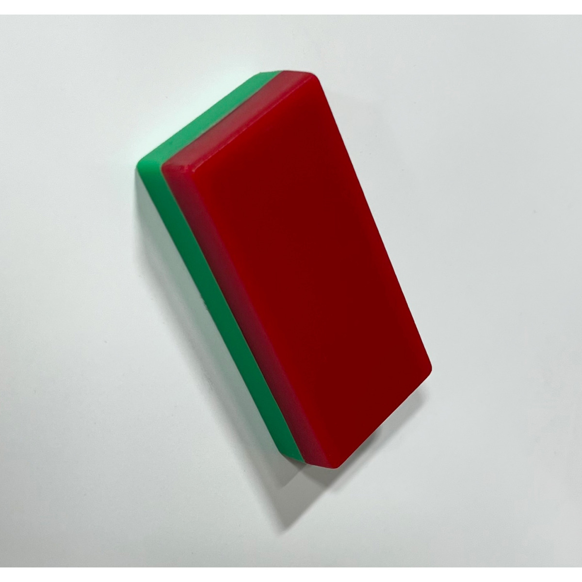 two-sided, rectangular memo magnet