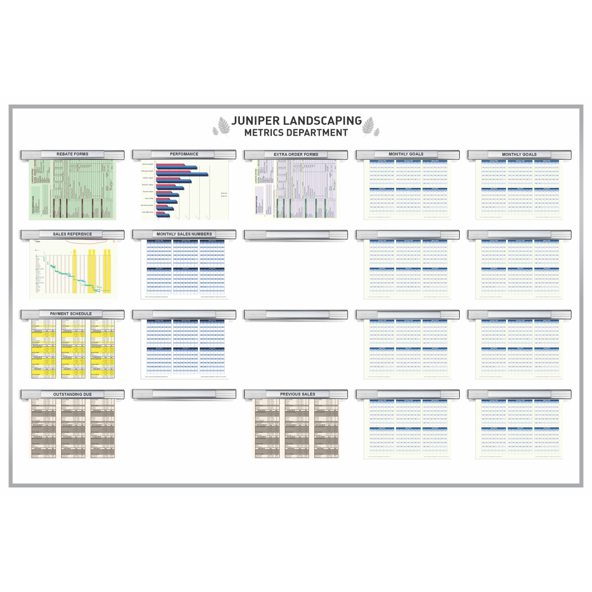 Metrics grip-a-strip board kit