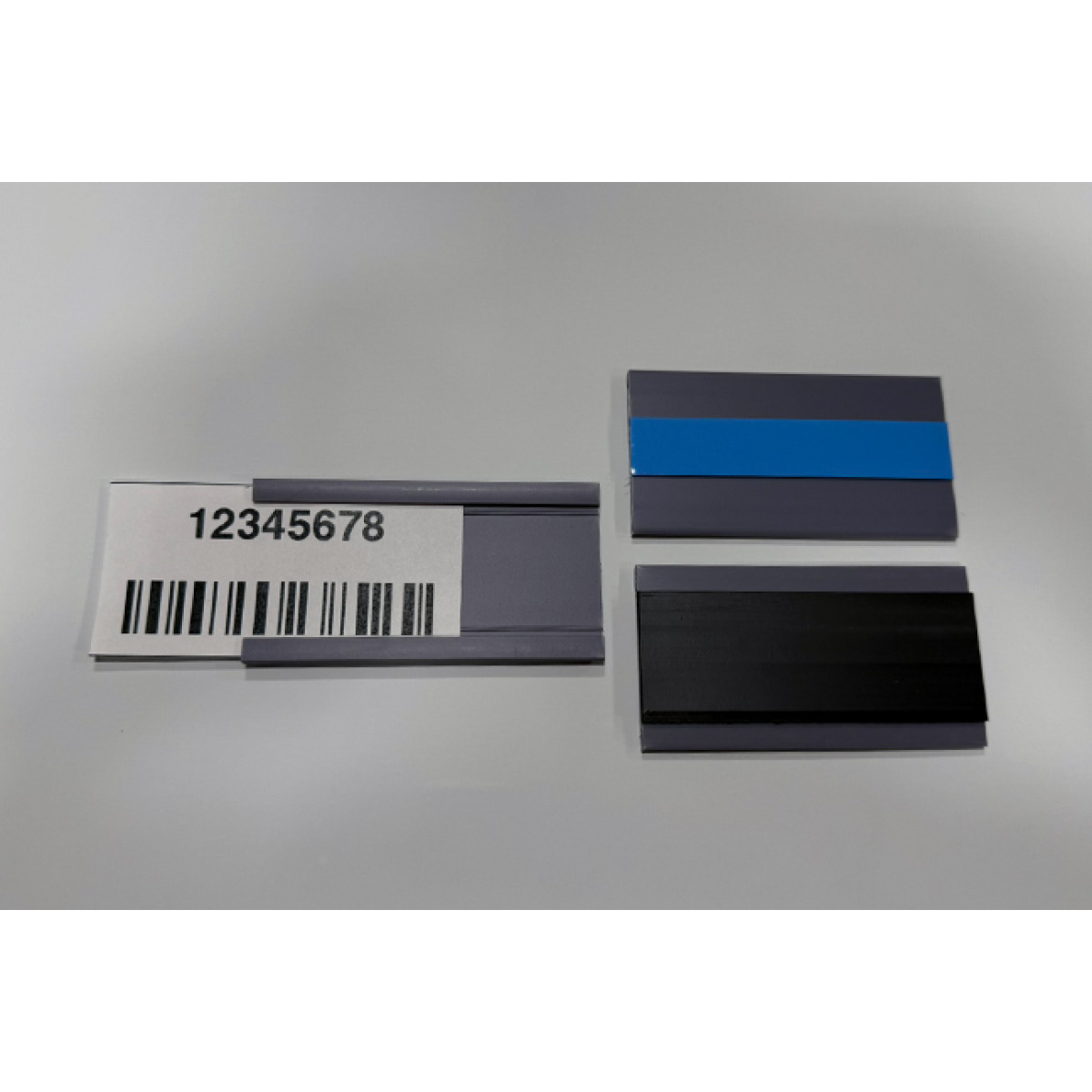 plastic c-channel cardholder backings