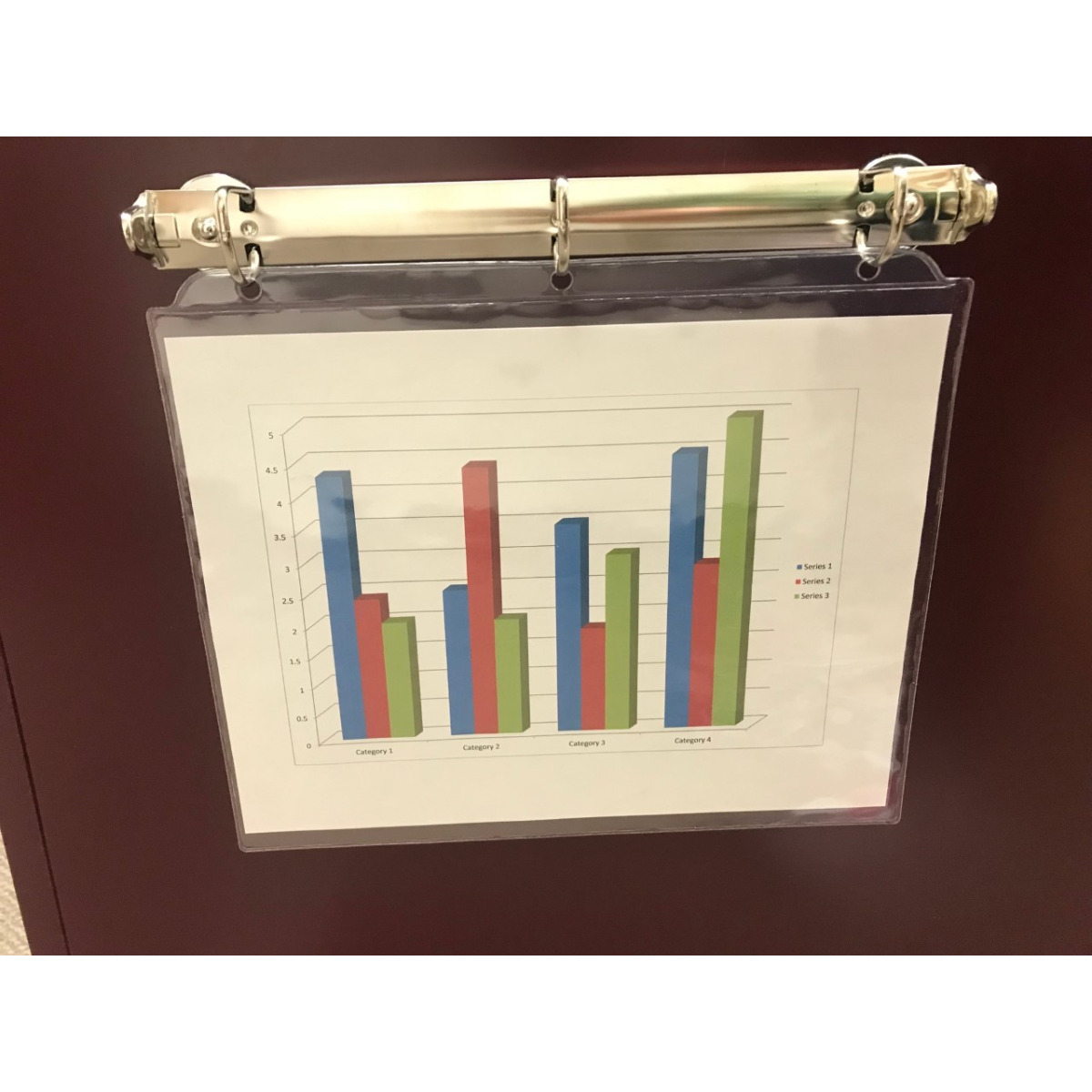 Magnetic 3-ring binder clip & sheet protector Magnetic 3-ring binder clip & sheet protector