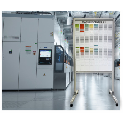 Kanban T-card tracking system board Kanban T-card tracking system board
