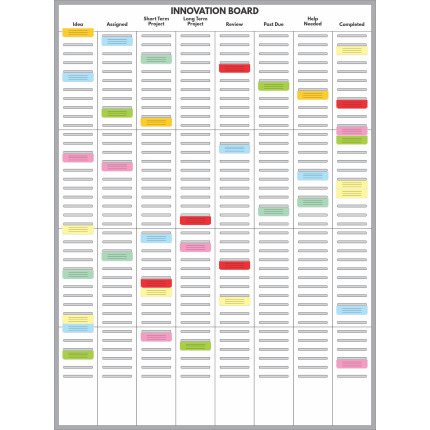 T-card tracking board system T-card tracking board system