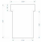 T-card dimensions