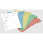 pre-printed color T-cards