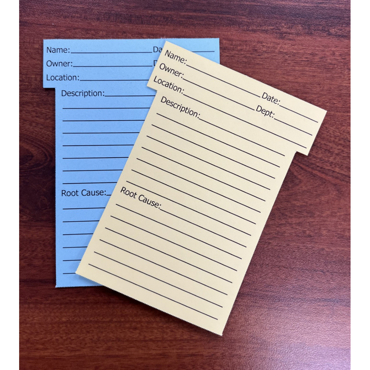 Printed t cards