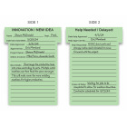 2-sided Printed T-card
