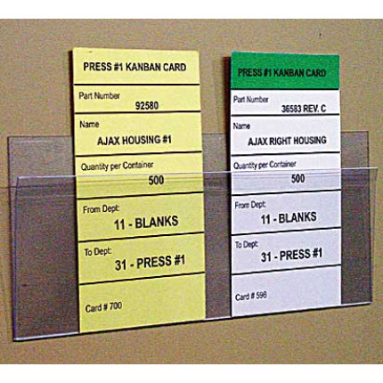 Plastic Kanban Ticket Holder Plastic Kanban Ticket Holder