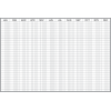 4'X6' Grid style full year scheduler