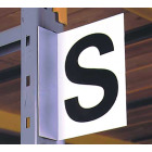 mounted adheisve sign with 2 viewing sides