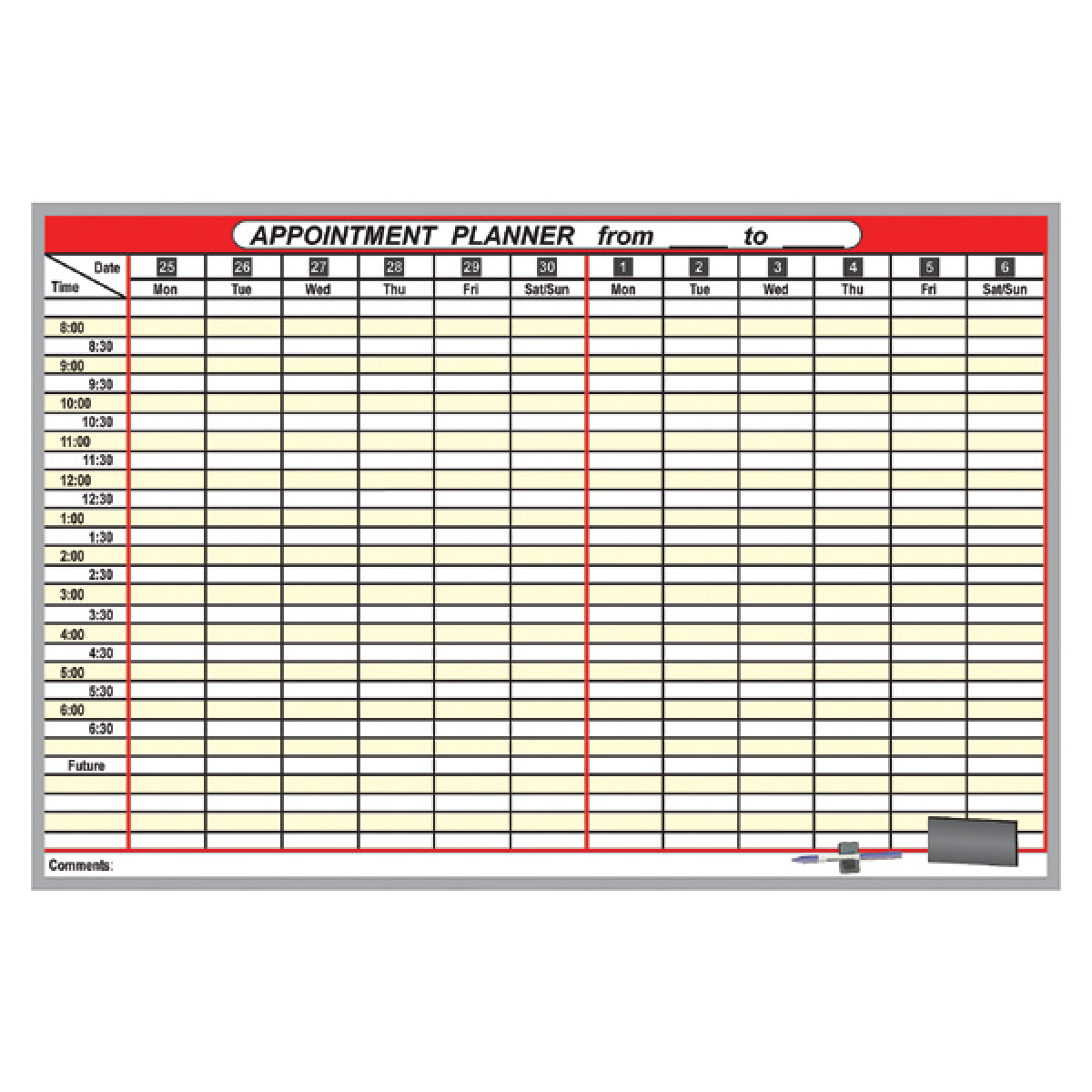 appointment planning whiteboard appointment planning whiteboard