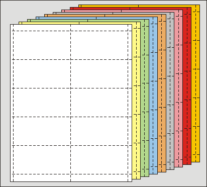 warehouse barcode label card sheets