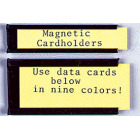 c-channel magnetic card holders