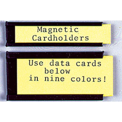 c-channel magnetic card holders