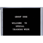 enclosed panel cabinet bulletin board