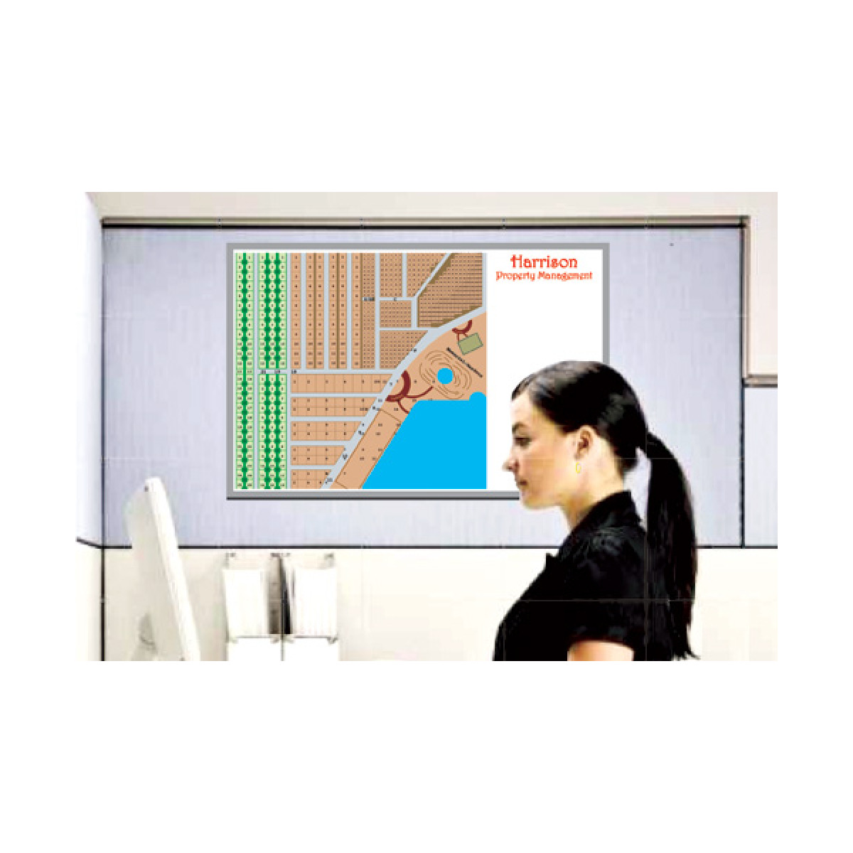 custom printed dry erase whiteboard on cubicle partition custom printed dry erase whiteboard on cubicle partition