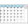 month whiteboard calendar for wall dividers