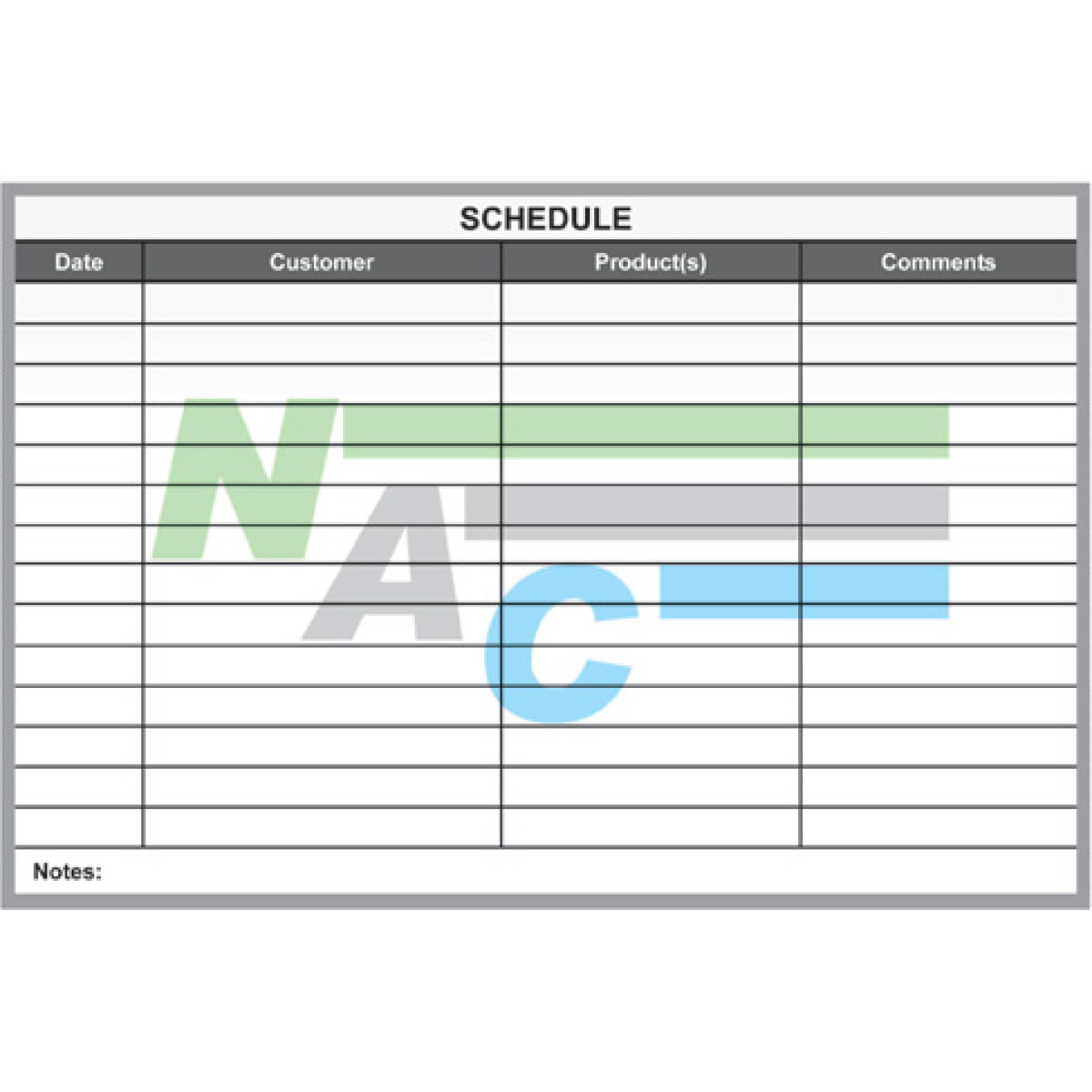 custom scheduling dry erase board for cubicle wall