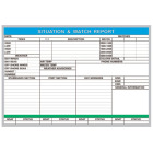 Custom government whiteboard designed with for situation status