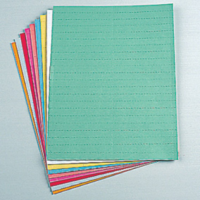 datacard sheets in 9 available colors