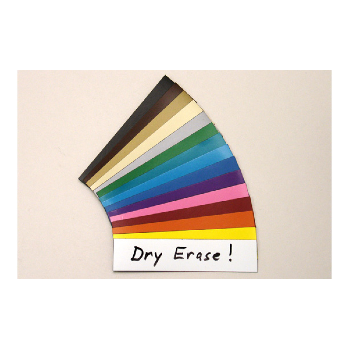 dry erase colored magnetic strips in a choice of 11 colors