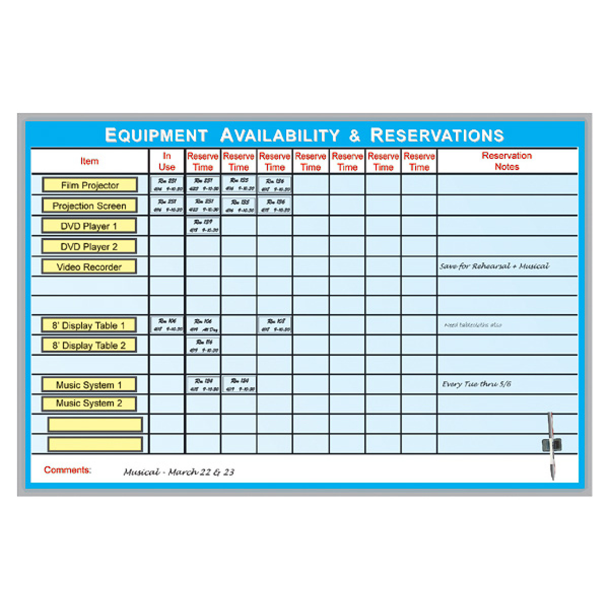 school equipment use board school equipment use board