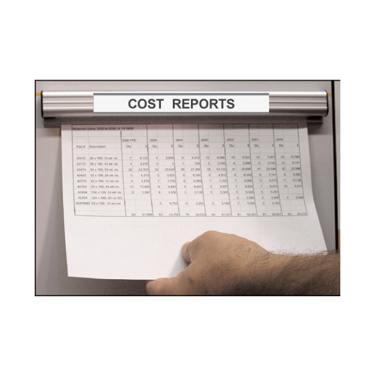 Grip-A-Strips | Paper Display Rail System | Tackless Display Rail