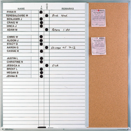 in & out whiteboard - bulletin board combination in & out whiteboard - bulletin board combination